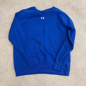 Under Armour, Women's Sweatshirt, Royal Blue, Size Medium